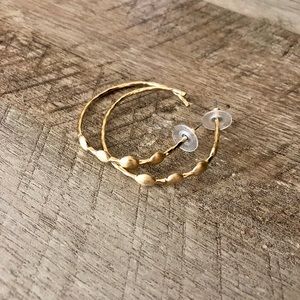 Stella and Dot Gold Hoops